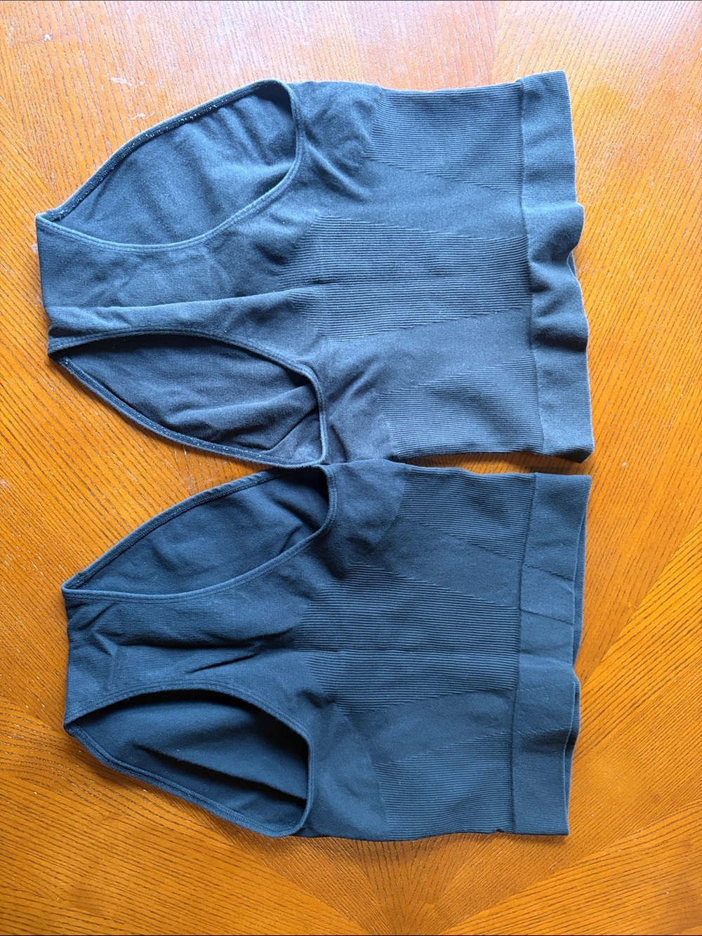 Auden Black Ribbed Postpartum Underwear in large
